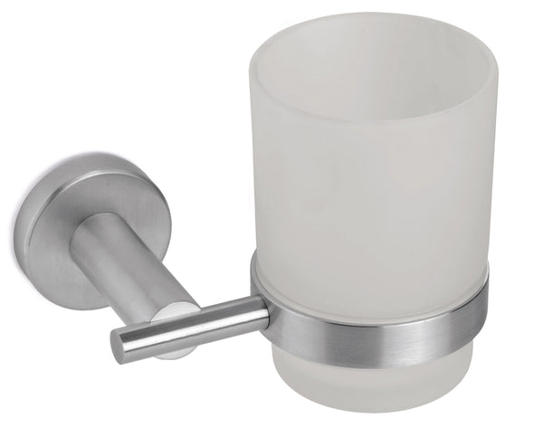 Nilo Wandmontierter Zahnbürstenhalter aus gebürstetem Edelstahl online