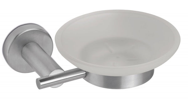 Nilo Wandseifenhalter aus satiniertem Edelstahl acquista