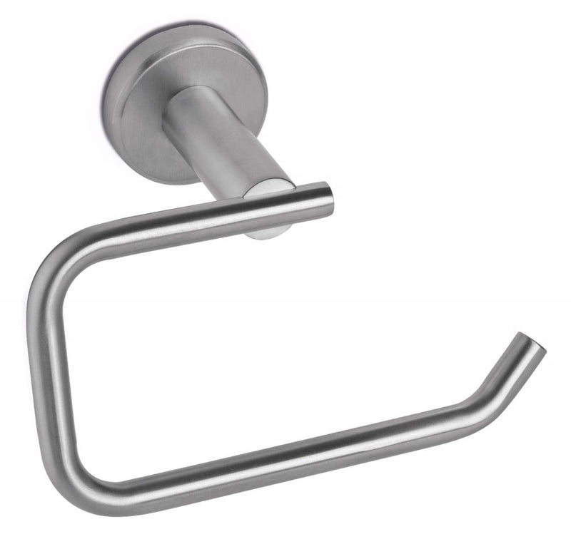 Porta Rotolo da Parete Scoperto in Acciaio Inox Satinato Nilo-1