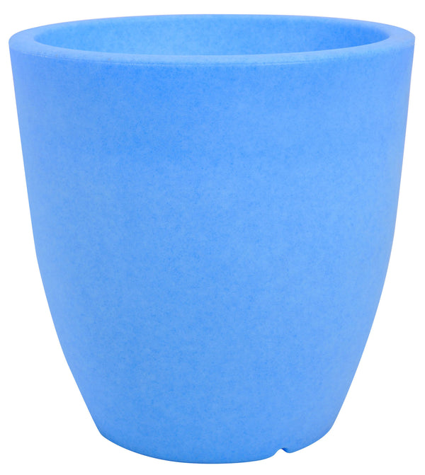 Vanossi Orione Alto Blue Fluo Polyethylenvase in verschiedenen Größen sconto