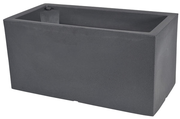 acquista Vase aus Polyethylen Vanossi Atlantis Anthrazit Verschiedene Größen