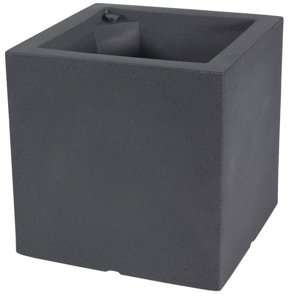 sconto Vase aus Polyethylen Vanossi Atlantis Anthrazit Verschiedene Größen