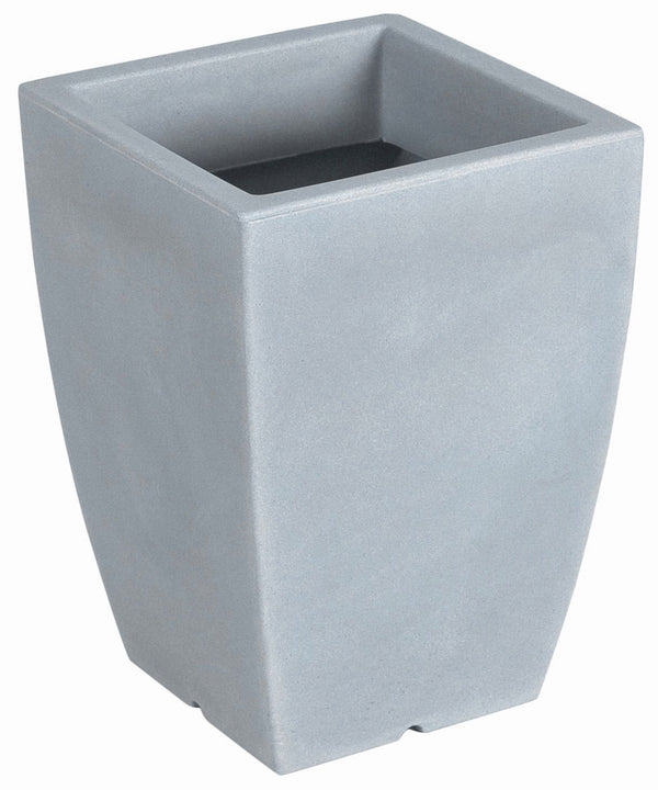 Vase 40x29x29cm aus Polyethylen Vanossi Hydrus Quadro Pietra Serena sconto
