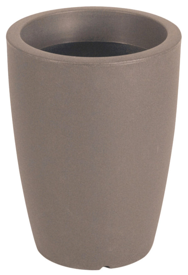 sconto Ø40x30cm Vase aus Vanossi Hydra Round Havana Polyethylen