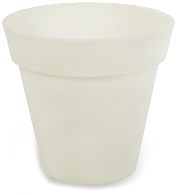 acquista Vanossi Pegasus weiße nachleuchtende Polyethylenvase in verschiedenen Größen