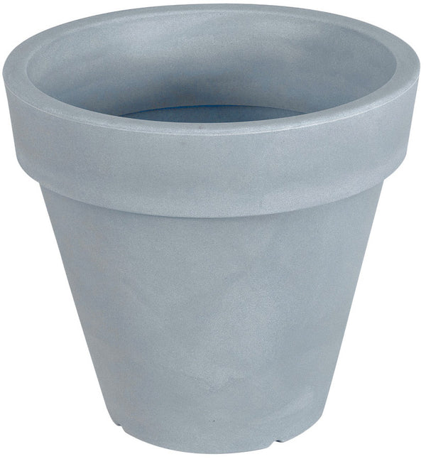 sconto Vase 37x40x40cm aus Polyethylen Vanossi Pegasus Pietra Serena