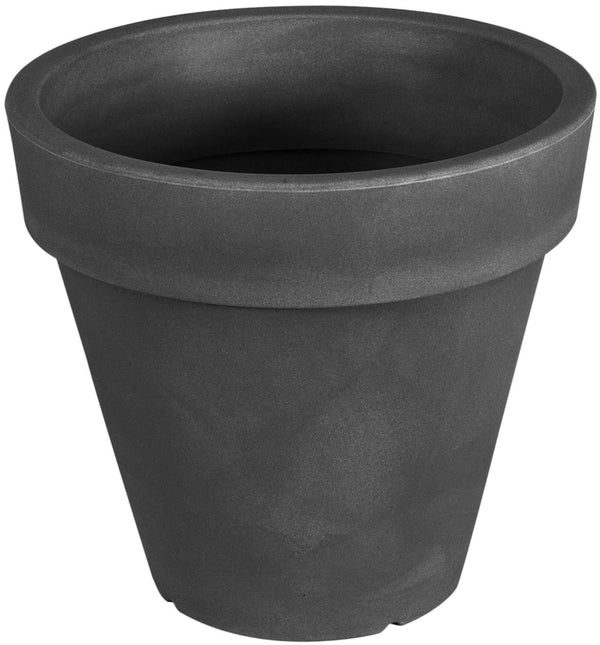 Vase aus Polyethylen Vanossi Pegasus Anthrazit Verschiedene Größen sconto