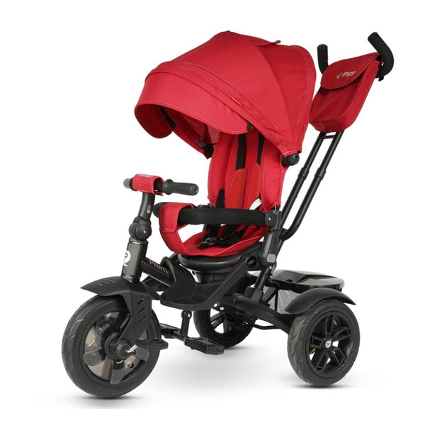 Triciclo Passeggino per Bambini 6 in 1 con Seggiolino Reversibile Qplay Premium Rosso prezzo