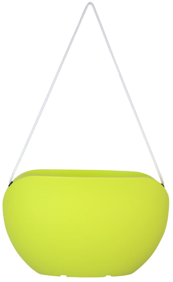 online Ovale Vase aus Polyethylen Vanossi Clio Bag Rope Acid Green Verschiedene Größen