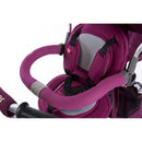 Triciclo Passeggino Seggiolino Reversibile 6in1 Happy Kids Viola-2