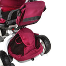 Triciclo Passeggino Seggiolino Reversibile 6in1 Happy Kids Viola-3