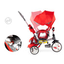 Triciclo Passeggino Seggiolino Reversibile 6in1 Happy Kids Viola-8