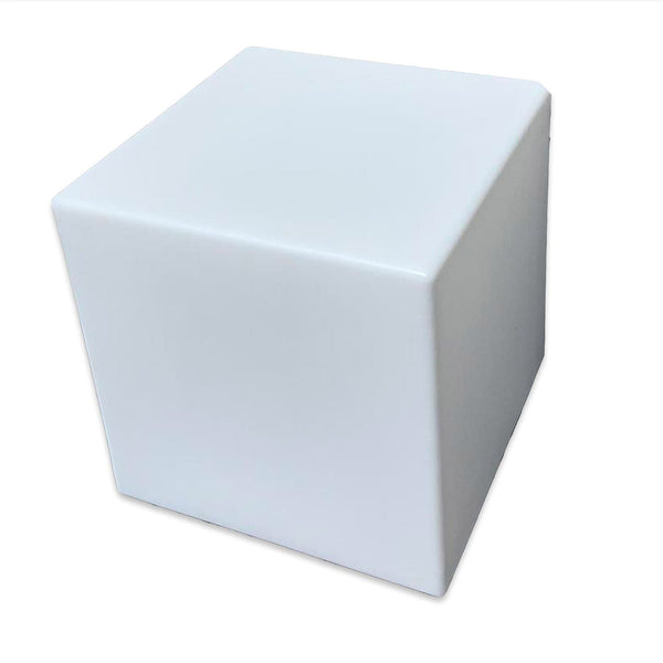 prezzo Tavolino Luminoso Solare da Giardino Autoricaricabile 50x50x50 cm in Polietilene Sined Cuby Bianco