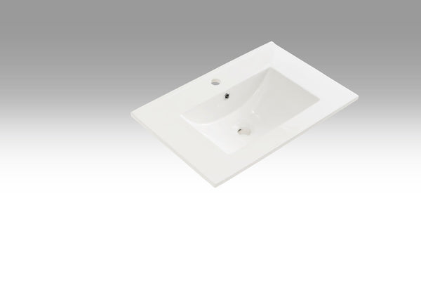 online Rechteckiges Einbau-Waschbecken aus Keramik 71x46,5x2cm Weiß TFT