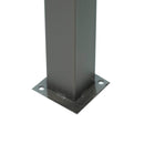 Dondolo Letto 3 Posti 255x175x250 cm con Copertura a Gazebo e Zanzariera Beige-8