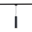 Faretto a Sospensione per Sistema Illuminazione Binario 50W GU10 in Alluminio  Nero-1