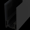 Connettore ad Angolo Esterno per Sistema Illuminazione a Binario  Nero-3