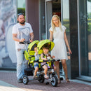 Passeggino Triciclo Gemellare Chipolino Apollo Blu-10