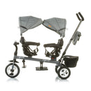Passeggino Triciclo Gemellare Chipolino Apollo Blu-4