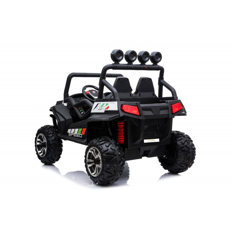 Macchina Elettrica per Bambini 24V 2 Posti Maxi Buggy Bianca-6