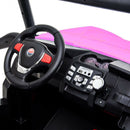 Macchina Elettrica per Bambini 24V 2 Posti Maxi Buggy Rosa-10
