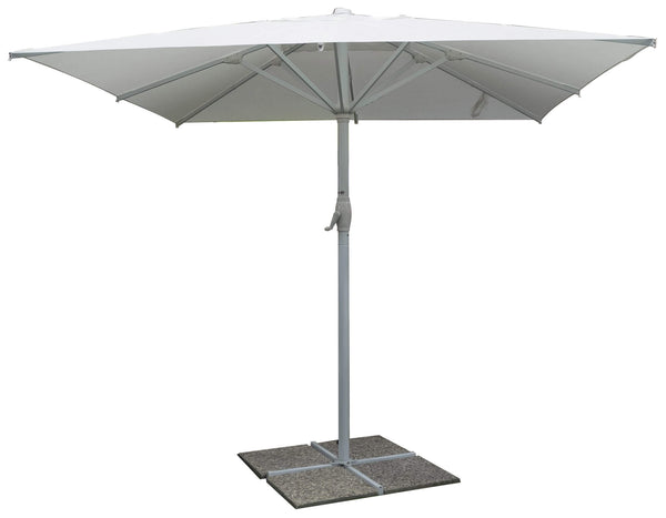prezzo Vespro Sonnenschirm aus weißem Aluminium, verschiedene Größen