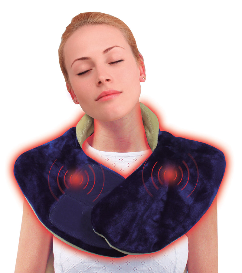 Scialle Elettrico Massaggiante con Funzione Calore Backnetix Wrap Varie Misure-3