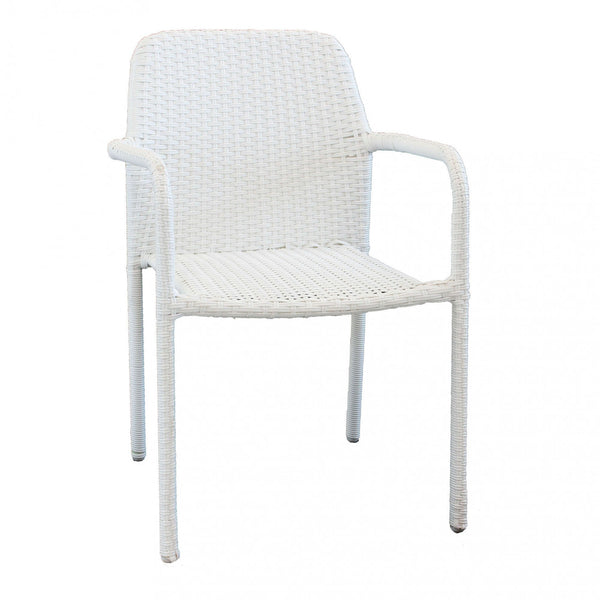 Azore-Sessel 56 x 59 x 82 h cm aus weißem Korbgeflecht acquista