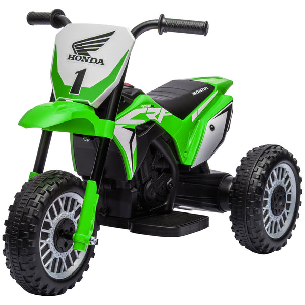 Moto Elettrica per Bambini 3 Ruote 6V con Licenza Honda CRF450RL Verde online