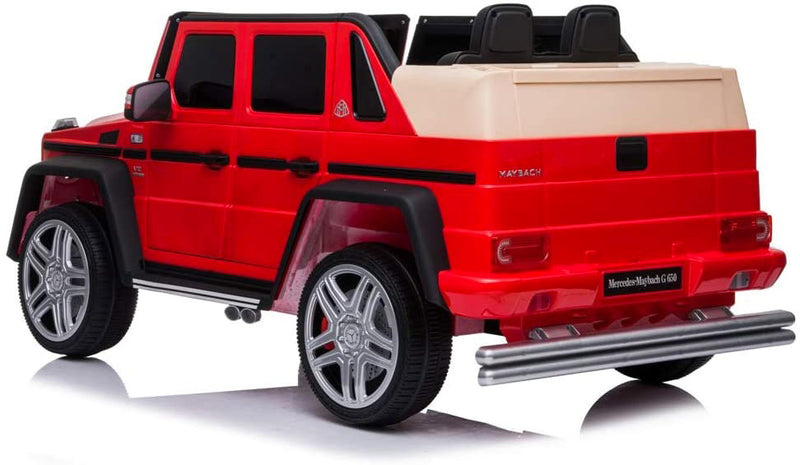 Macchina Elettrica per Bambini 12V Mercedes Maybach G650 Landaulet Rossa-3