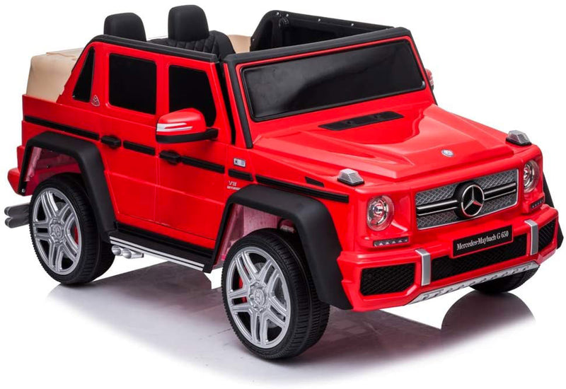 Macchina Elettrica per Bambini 12V Mercedes Maybach G650 Landaulet Rossa-7