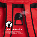 Zaino Termico Rigido Magnetico Porta Pizze da Asporto 10 Cartoni Safemi Magnetic 10 Rosso-5