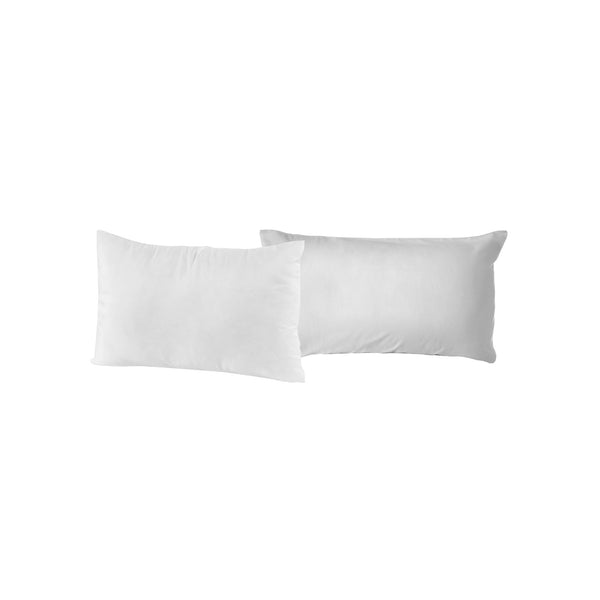 Paar einfache weiße Kissenbezüge prezzo