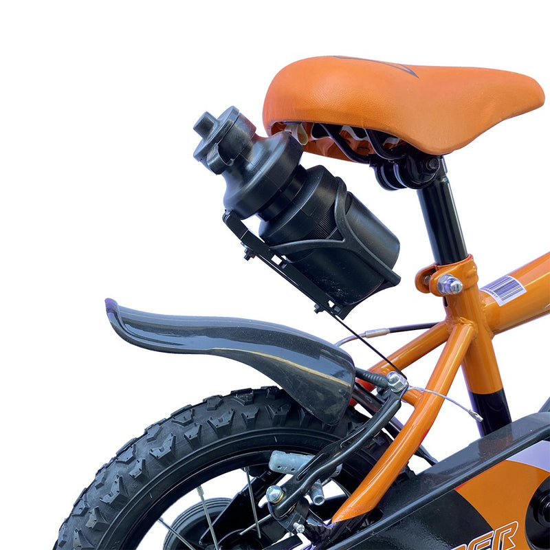 Bicicletta per Bambini 16" con borraccia e telaio in acciaio Arancione-4