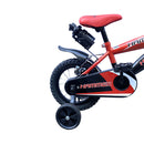 Bicicletta per Bambini 16" con borraccia e telaio in acciaio Rosso-3