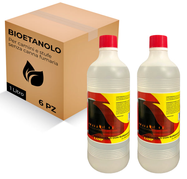 sconto Bioethanol 6 Liter Ökologischer Brennstoff für Kamine Biokamine