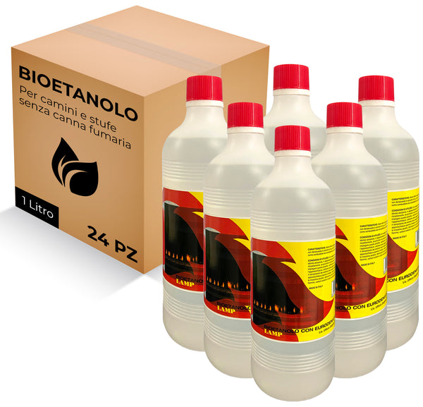 Bioethanol 24 Liter Ökologischer Brennstoff für Kamine Biokamine sconto