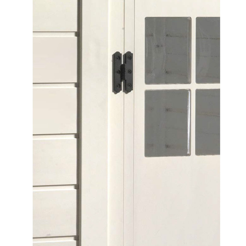 Casetta Box Ripostiglio Capanno in Pvc per Attrezzi 82,5X82,5X215Cm Tuscany New Evo 80 Beige-2