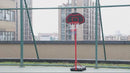 Outdoor-Basketballkorb mit Ständer und verstellbarer Höhe aus Stahl