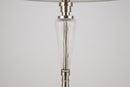 Neoklassizistische Stehlampe aus Metall und Glas Alicante Nickel