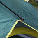 Tenda da Campeggio Automatica per 2 Persone con Tasche Interne e Tappetino 205x195x135 cm  Verde-8
