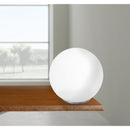 Lume Vetro Bianco Globo Moderno Lampada da Tavolo Interni E14 Ambiente I-LAMPD/L20-4