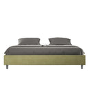 Letto Matrimoniale Extra Large Azelia Tè Verde Varie Misure-1