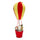 Weihnachtsmann mit Heißluftballon H80 cm mit Licht und Sound
