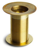 Piletta per Fontana da Giardino da 1" in Ottone Lucido con Tappo-1