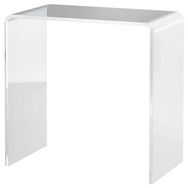 sconto Tavolino da Salotto a Forma di U 53,5x30,5x53,5 cm in Acrilico Trasparente