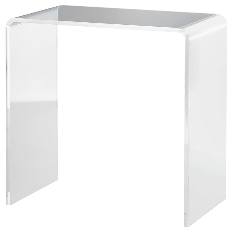Tavolino da Salotto a Forma di U 53,5x30,5x53,5 cm in Acrilico Trasparente-1