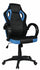 Gaming-Stuhl 59x120 cm in blauem Kunstleder