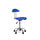 Betriebsstuhl aus blauem PVC für das Büro
