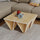 Tavolino design da salotto 80x80x38 cm Diamond rovere